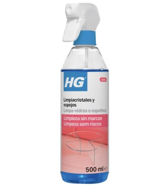 HG Limpiador Cristales y Espejos 500ml por 1,85€ (70% descuento 2da unidad)