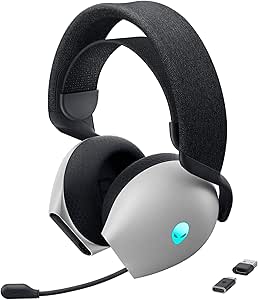 Auriculares inalámbricos Gaming Alienware modo dual AW720H Lunar Light por 53.92€
