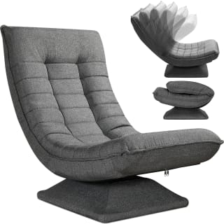Fauteuil relax Aberdeen Gris Tissu à 73,99€