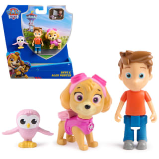 Paw Patrol Figuras Skye y Alex Porter Multicolor Pack 3 con Lil Hootie por 3.99€