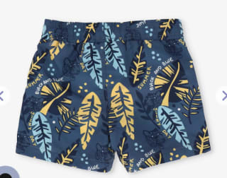 Traje de baño niño con hojas Black and Blue Precio OFERTA $9.790 en Limonada, Chile