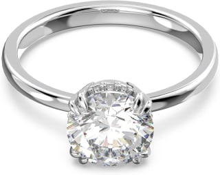 Swarovski Stilla Colección anillo cocktail, talla redonda, blanco por 44.16€