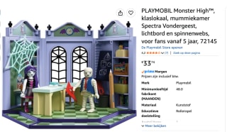 Monster High Klaslokaal (72145) voor €33,74 bij Amazon