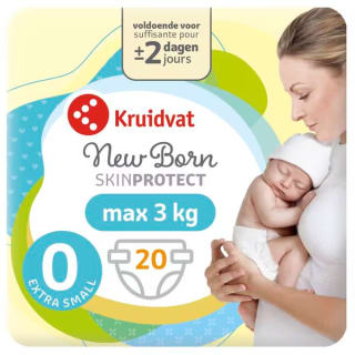 Kruidvat NewBorn Luiers Smallpack voor €1