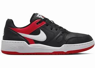 Nike Full Force Kids Sneakers – Low Top White/Red for £17 Deal