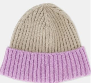 Gorro liso bicolor de niña por 2.99€