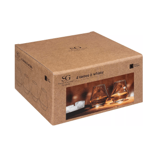 4 verres Whisky Secret de Gourmet (29 cl) pour 6,99€