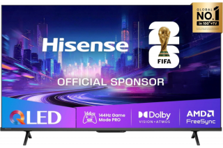 TV Hisense QLED E7Q PRO 43" 4K Ultra HD Smart TV VIDAA HDR por 349€