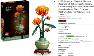 LEGO Botanicals Chrysant voor €16,99 bij Amazon