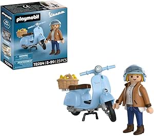 PLAYMOBIL Vehículos 80 años de Vespa: Estilo icónico por 12€