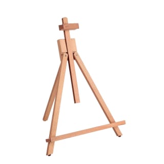 Caballete de madera de haya de 64 cm, ajustable, en forma de A por 7.99€