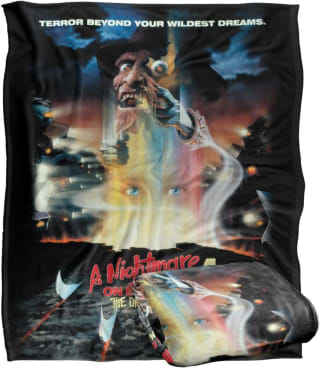 Freddy Krueger Horror Fleece Throw Blanket 152x127cm for £7.25