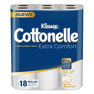 Papel Higiénico Cottonelle Extra Comfort 18 Rollos por $127 en Chedraui