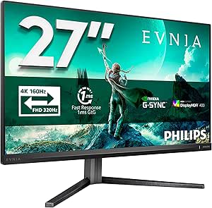 Monitor Philips Evnia 27M2N3800A/00 27" UltraHD 4K 160Hz IPS HDR 400 0,5ms por 199€