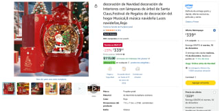 Lámpara Navideña con Música por $339 | Amazon