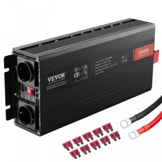 Inversor de onda sinusoidal modificada 3000 W 12VCC‑230VCA por 141.45€