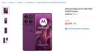 Motorola Edge 60 Pro 8GB RAM 256GB Purpura por $5,979 en Elektra