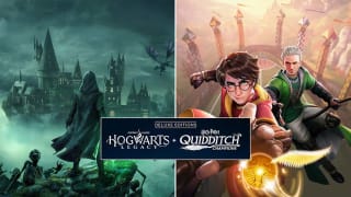 Ediciones Deluxe de Hogwarts Legacy + Harry Potter: Campeones de quidditch en $192