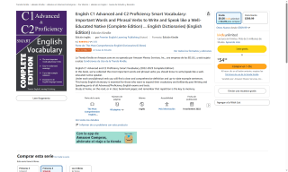 Libro Kindle inglés para estudiantes C1-C2 2022 por $35 | Amazon