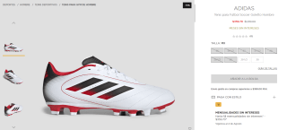 Adidas Tenis de Fútbol Goletto (hombre) por $360 en El Palacio de Hierro