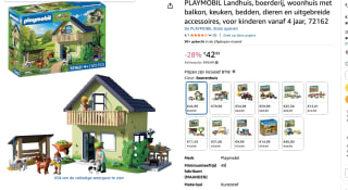 Playmobil 72162 Farmhouse voor €42,99 bij Amazon