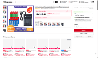 Cargador Inteligente 16 Pilas por $209 | AliExpress