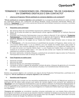 3% de Cashback pagando con Contactless | OpenBank