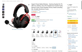 HyperX Cloud Alpha Wireless por $1,799 | Oferta Amazon