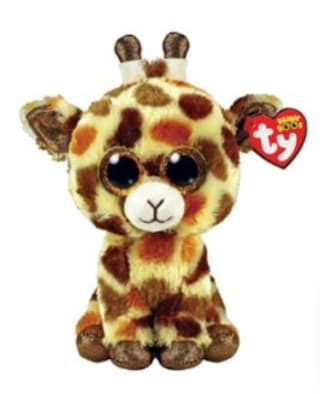 Peluche Beanie Boos Stilts Tan Giraffe 15cm por 2.80€.