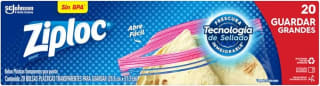 Ziploc Bolsas Herméticas 20 pzas por $59 | Oferta Amazon