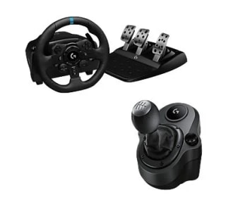 Logitech G G923 Volante Palanca Force Shifter PS5 PS4 PC Negro por 225.42€