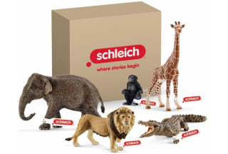 Figurine Coffret Animaux Sauvages Schleich Wildlife à 24,49€