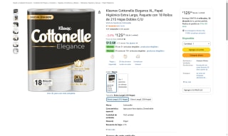 Kleenex Cottonelle XL 18 Rollos por $125 | Descuento Amazon