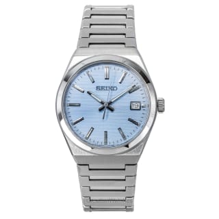 Reloj Seiko Classic acero inoxidable esfera azul claro cuarzo SUR599P1 por 210€