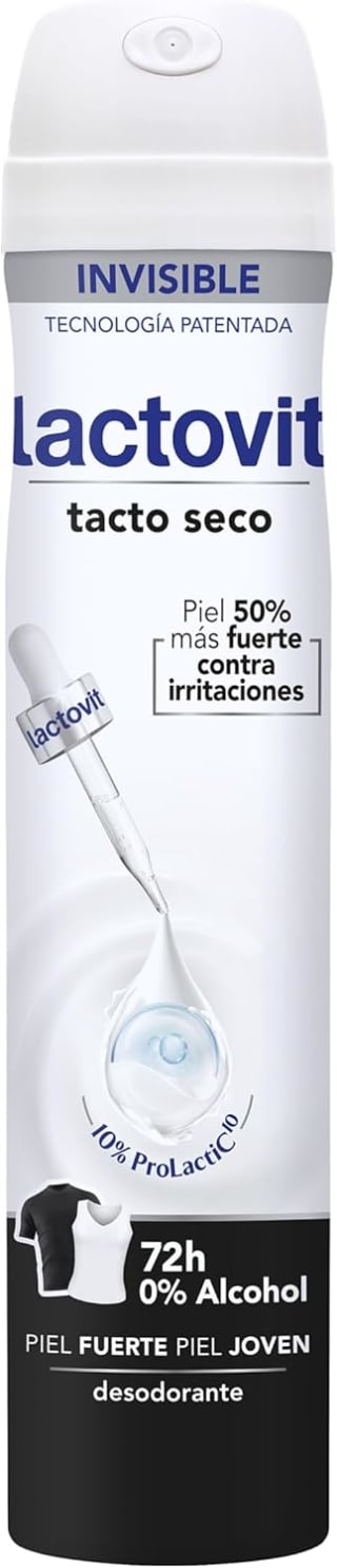 2 botes Lactovit Desodorante Extra Eficaz Invisible Anti- Manchas por 3.29€