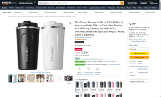 Termo Taza Café 510ml Acero Inox por $280 | Oferta Amazon