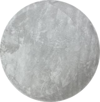 Samba Soft Fluffy Vloerkleed Laagpolig Zilver Grijs- 80 CM voor €8,50 bij Bol