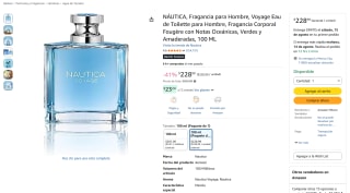 Nautica Voyage Eau de Toilette 100 ml por $229 en Amazon