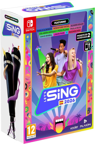 Videojuego Nintendo Switch Let's Sing 2026 + 2 Micrófonos por 41.99€