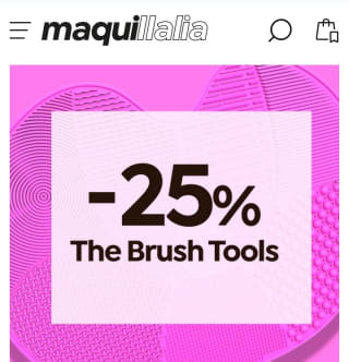 -25% de Descuento en The Brush Tools desde Maquillalia.