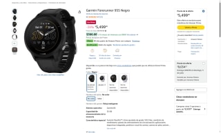 Smartwatch Garmin Forerunner 955 por $5,499 | Amazon