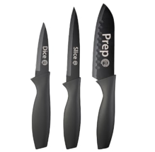 Set de 3 Couteaux de Cuisine MasterChef - Acier Inoxydable à 8,95€