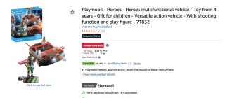 Held met multifunctioneel voertuig (71832) voor €10,50 bij Playmowatch