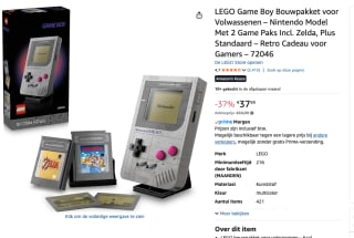 LEGO Game Boy 72046 voor €37,99 bij Amazon