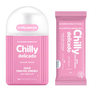 2 unidades Chilly Delicado, Gel Higiene Íntima, Fórmula Suave, 250ml por 4.79€