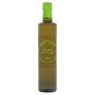 Karyatis Virgin Olive Oil 500ml available for £3.50 at Waitrose.