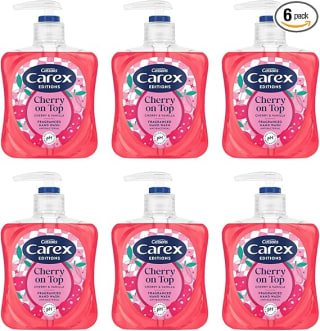 Carex Cherry On Top Hand Wash 6 Pack – £4.74 Amazon Deal