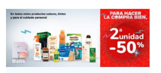 Segunda Unidad al -50% en Carrefour.
