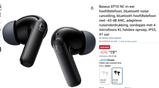 Baseus EP10 NC in-ear hoofdtelefoon voor €19,99 bij Amazon