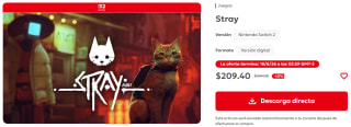 Stray por $209 | Oferta Nintendo eShop